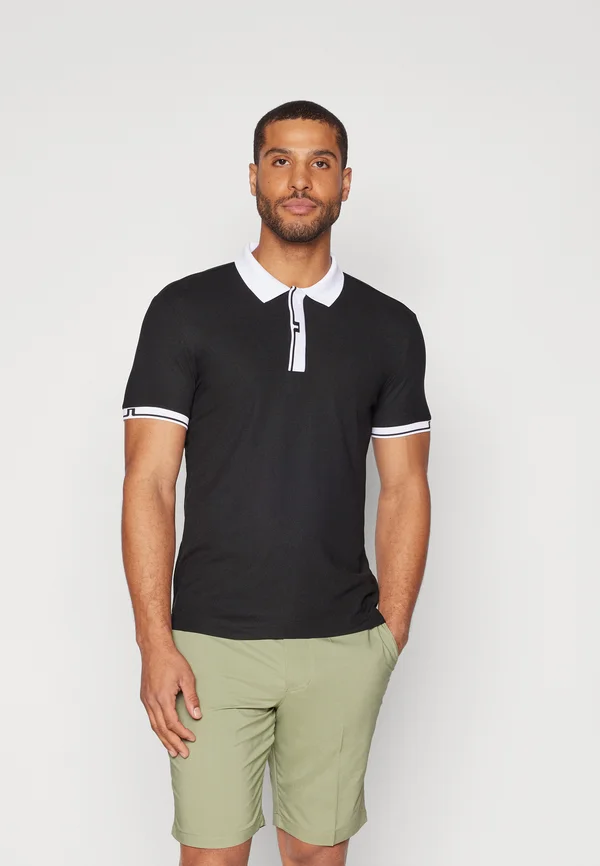 BAY SLIM - Poloshirt - black