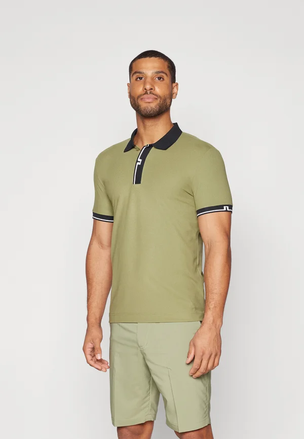 BAY SLIM - Poloshirt - oil green