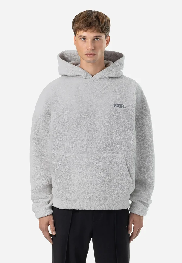 BAYE BOXY - Kapuzenpullover - clear grey