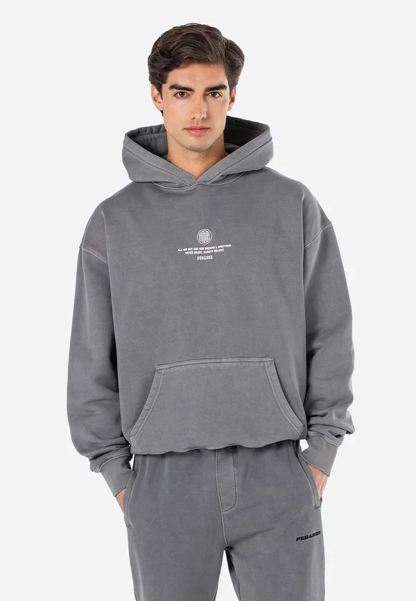 BAYLOR HOODIE - Sweatshirt - vintage grey