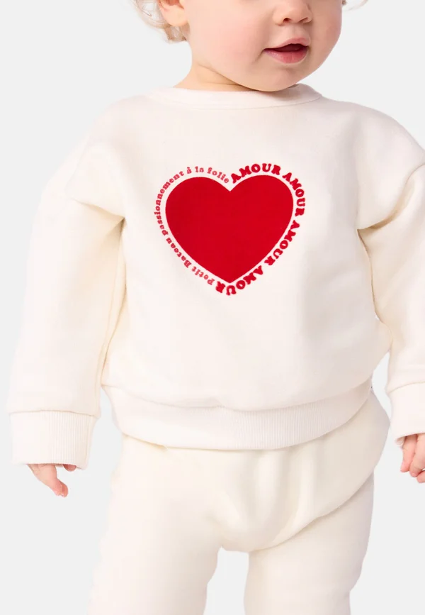 BÉBÉ MOLLETON - Sweatshirt - milk