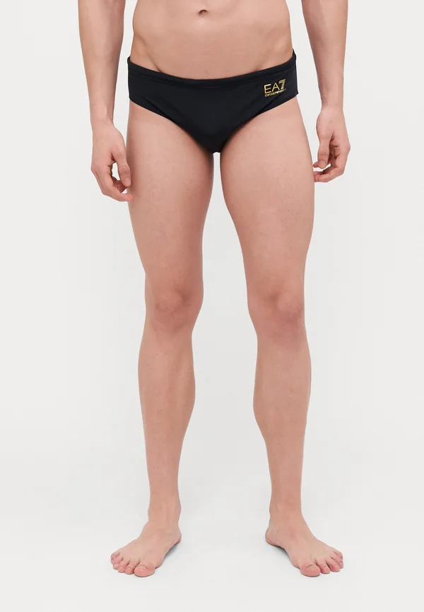 BEACHWEAR - Badehose Slip - black/gold