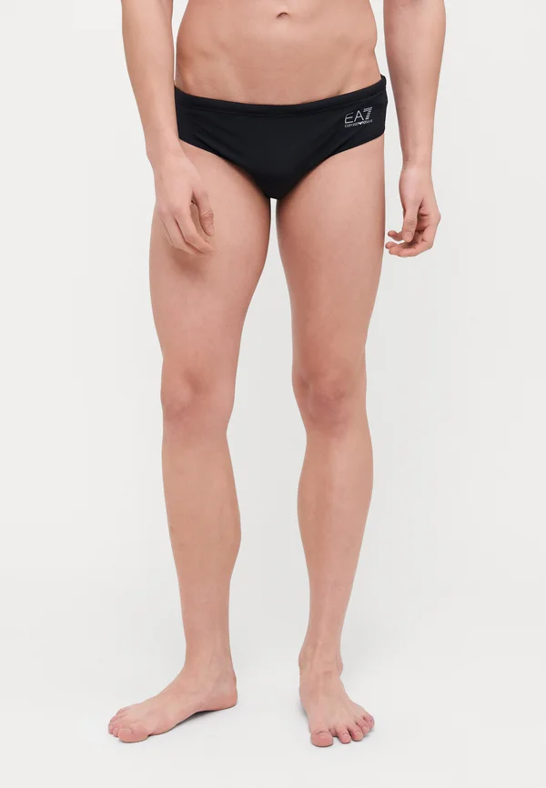 BEACHWEAR - Badehose Slip - black/silver