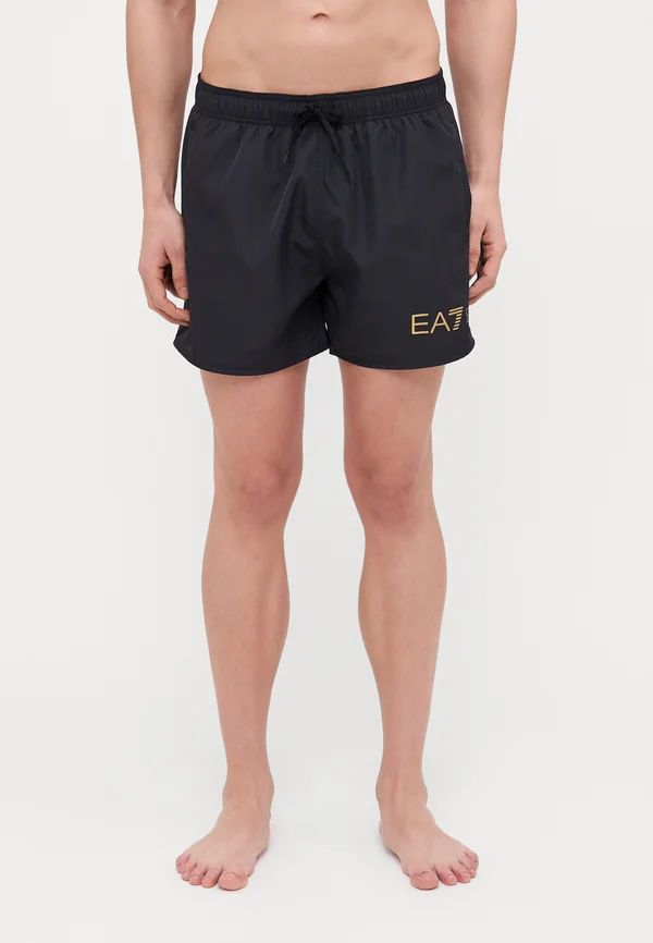 BEACHWEAR - Badeshorts - black/gold