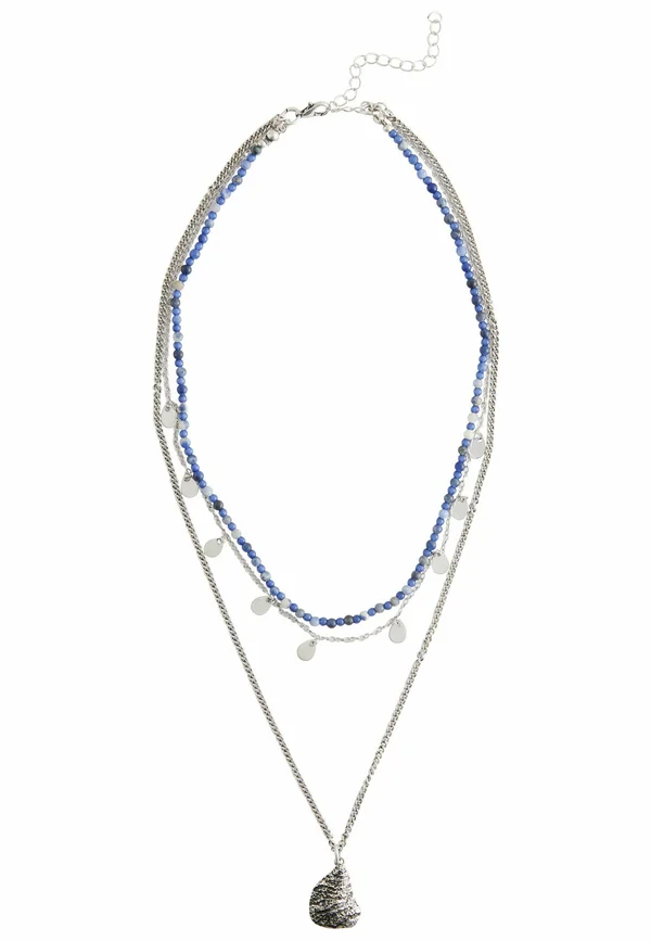 BEADED  LAYER  - Halskette - blue silver tone