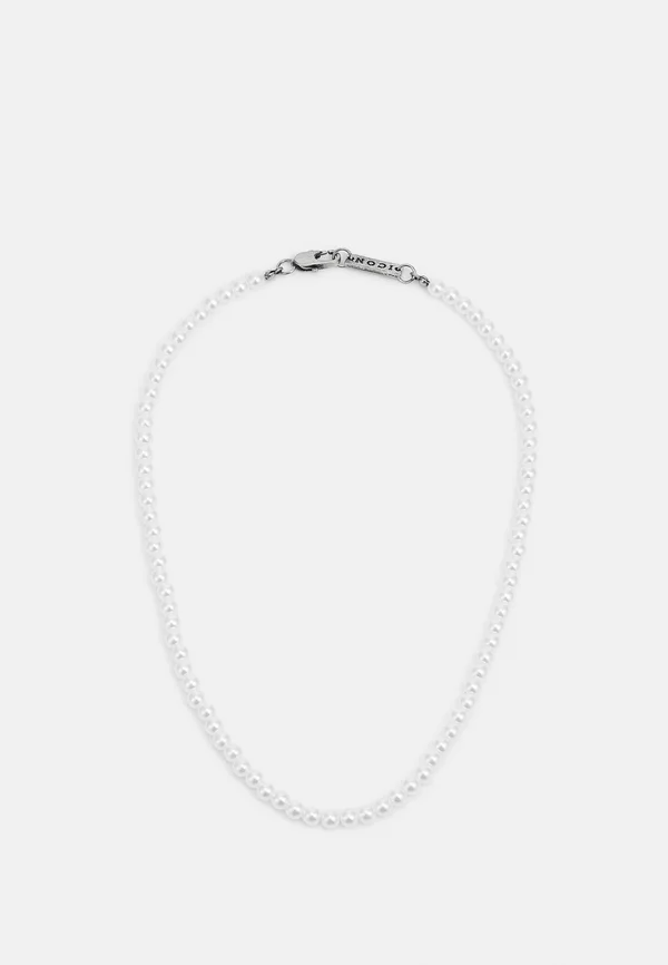 BEADED NECKLACE UNISEX - Halskette - silver-coloured