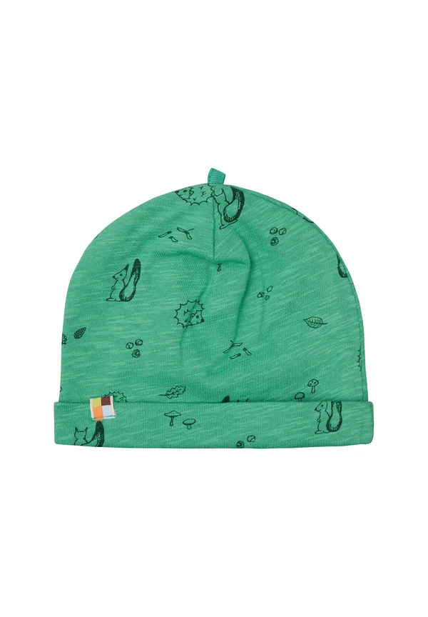 BEANIE AUS SLUB JERSEY MIT DRUCK - Mütze - plant