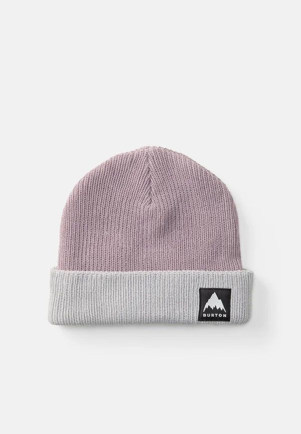 BEANIE UNISEX - Mütze - grey/mauve