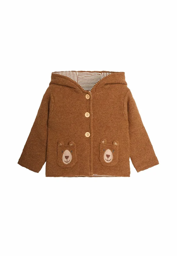 BEAR REGULAR FIT - Strickjacke - brown