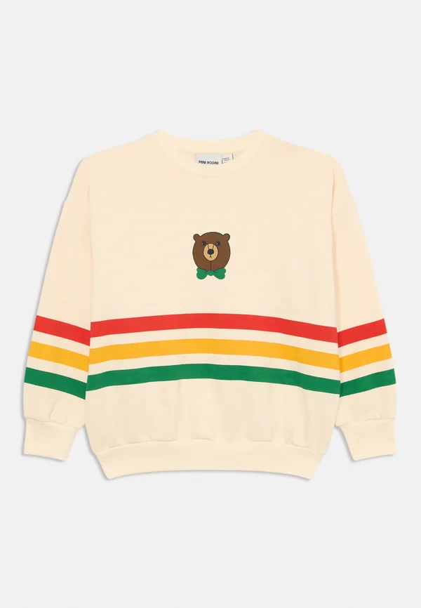 BEAR STRIPE UNISEX - Sweatshirt - off-white