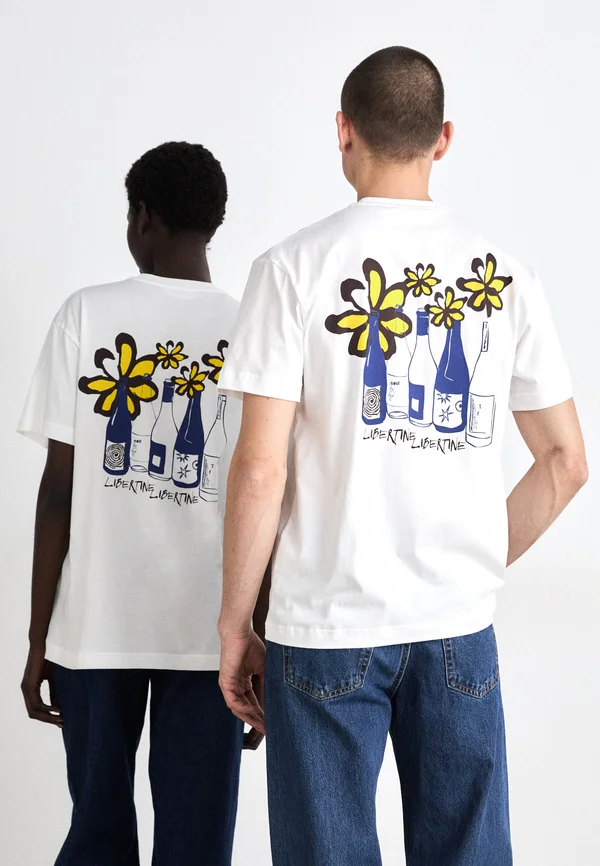 BEAT RANGE UNISEX - T-Shirt print - white