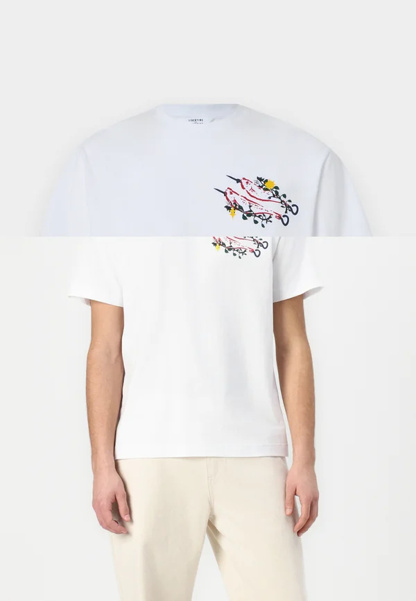 BEAT SKEWER - T-Shirt print - white