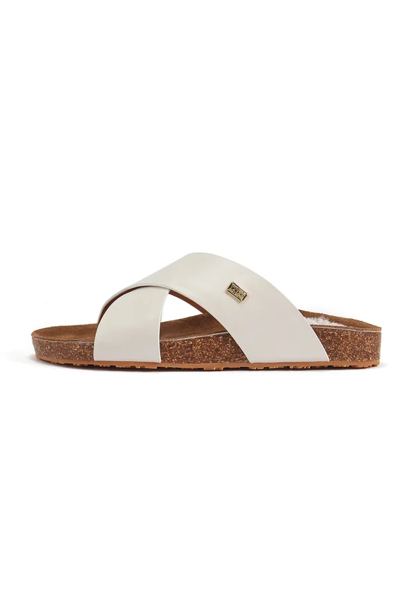 BEATRICE - Pantolette flach - cream