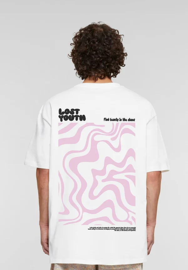 BEAUTIFUL CHAOS - T-Shirt print - white
