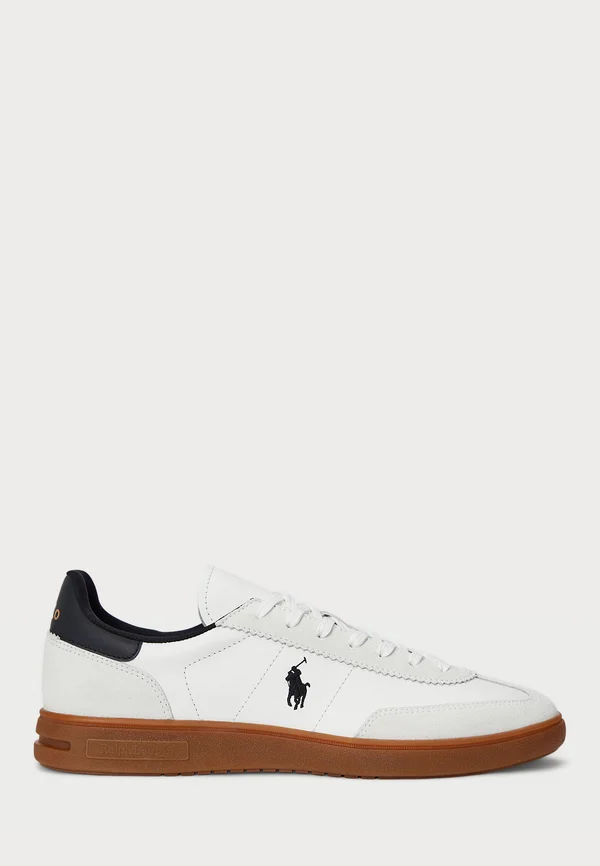 BEDFORD LEATHER SUEDE SNEAKER UNISEX - Sneaker low - white/black