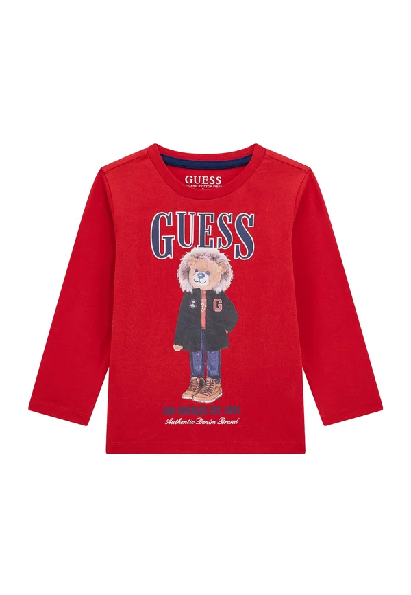 BEDRUCKTES  - Langarmshirt - rot