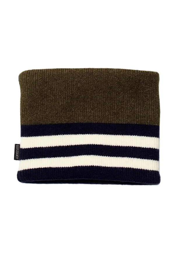 BEE REAL. - Schlauchschal - thyme green multi