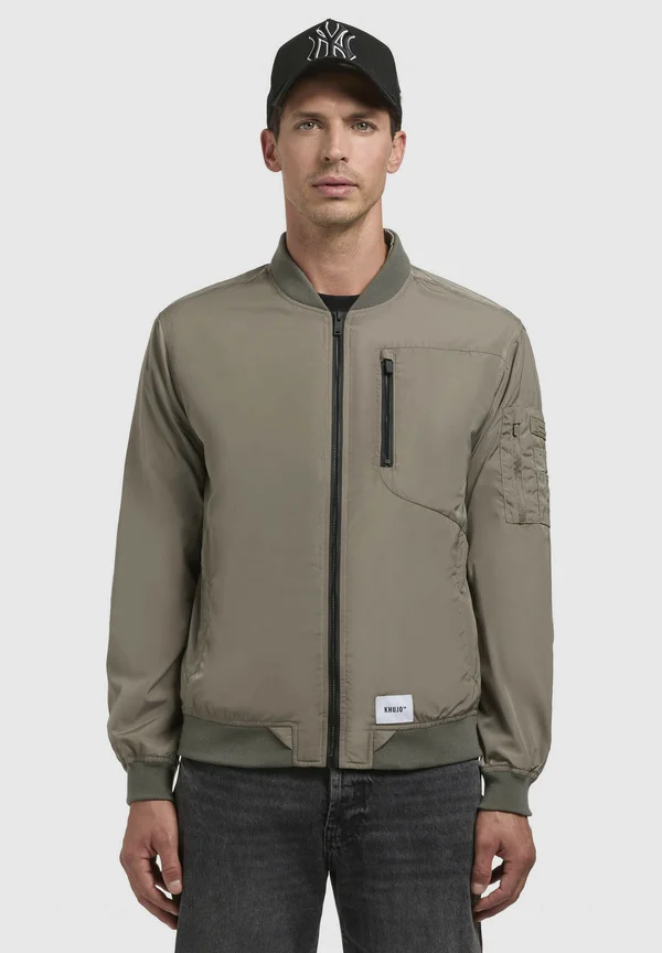 BEKI - Bomberjacke - graugrün