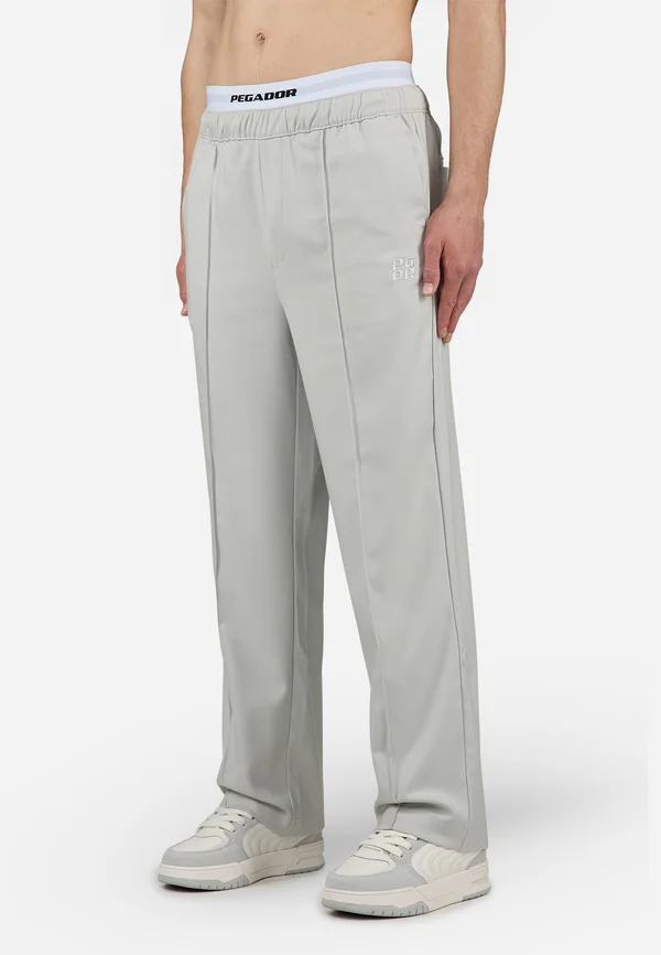 BELDS WIDE PANTS - Stoffhose - pure grey