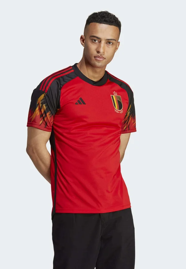 BELGIUM RBFA HOME JERSEY - Nationalmannschaft - red   black