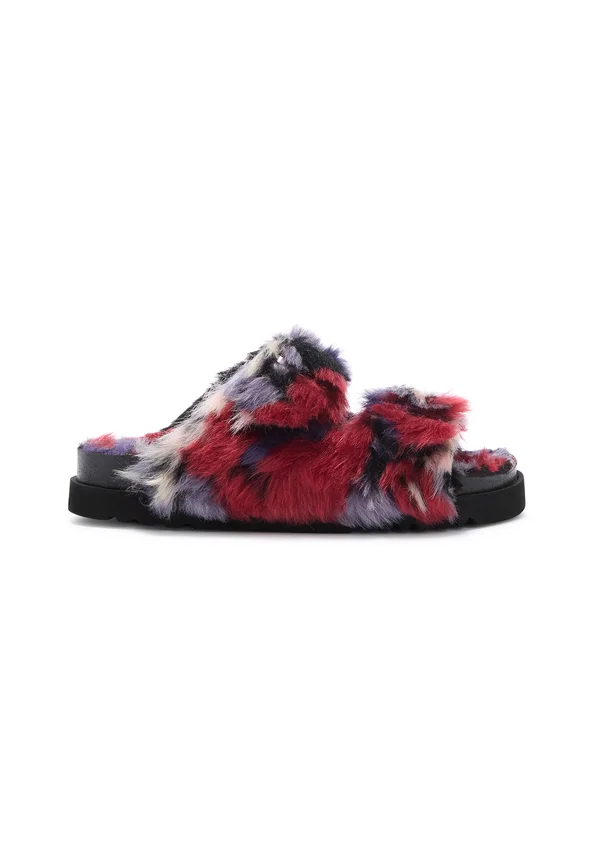 BELLE - Pantolette flach - red multi