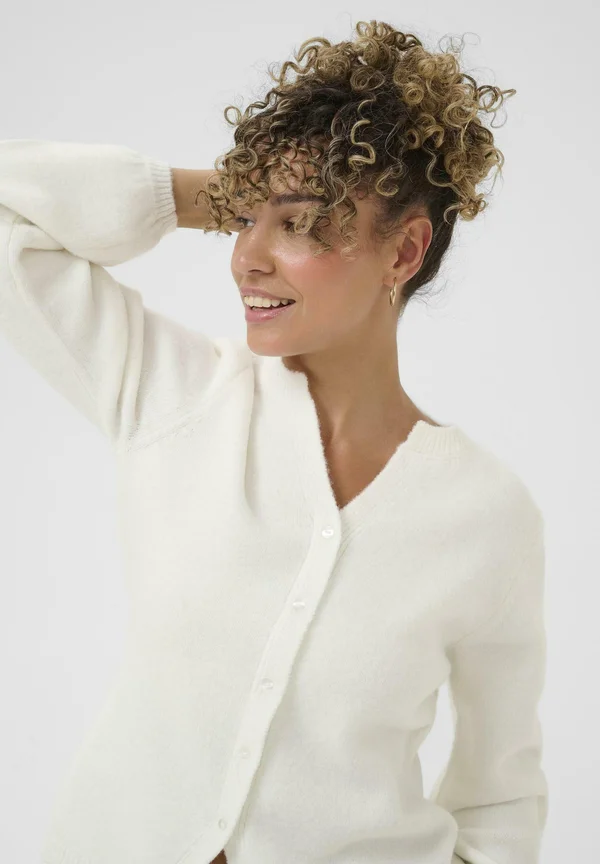 BELLE - Strickjacke - whisper white