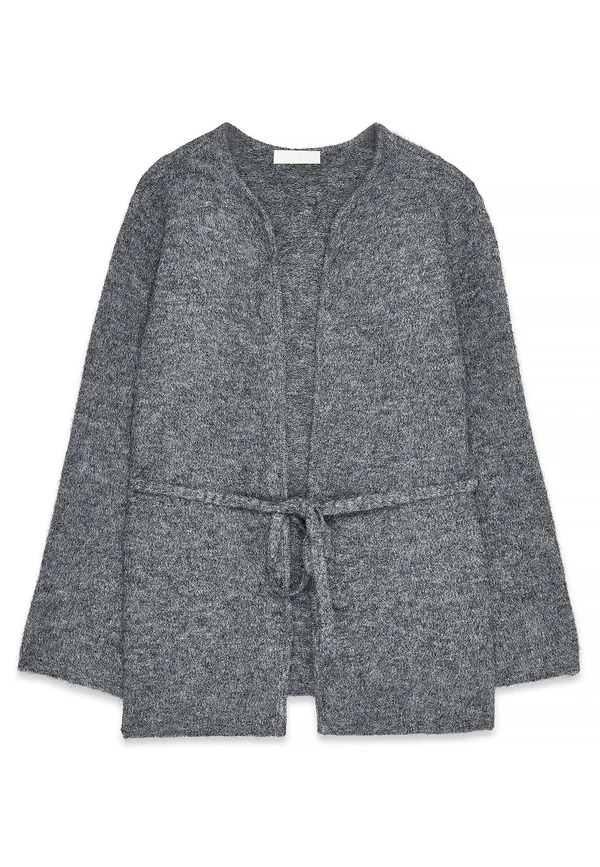 BELT - Strickjacke - mid greymelange