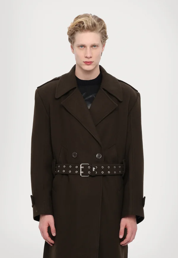 BELTED MAXI  - Trenchcoat - brown