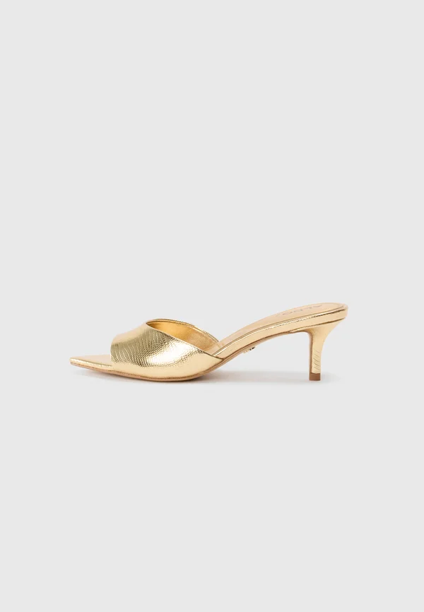BENALDEN - Pantolette hoch - gold-coloured