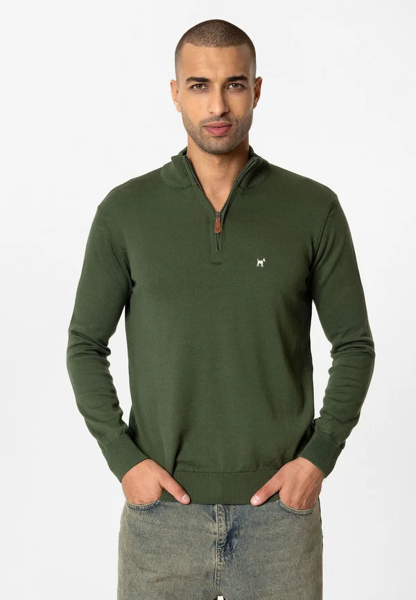 BENEDETTO - Strickpullover - khaki