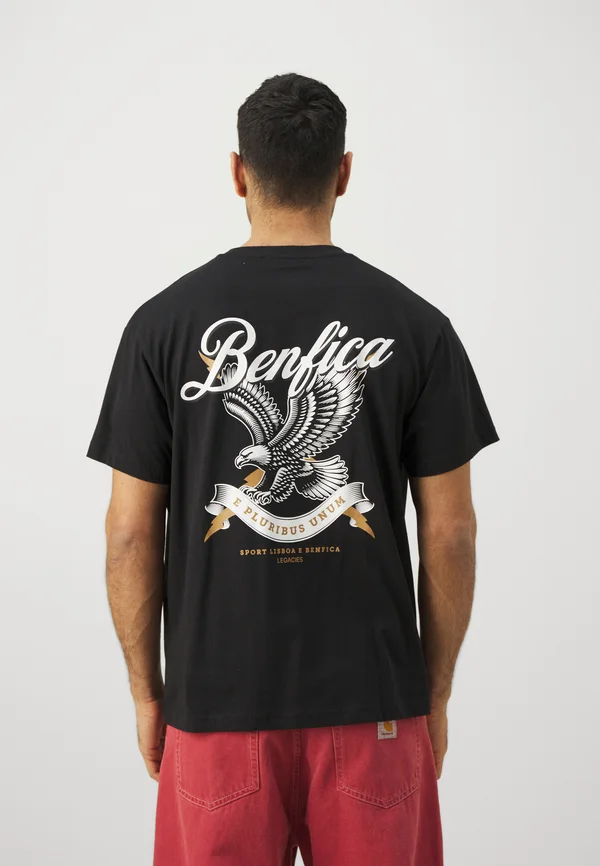 BENFICA ROCK TEE - Vereinsmannschaften - black