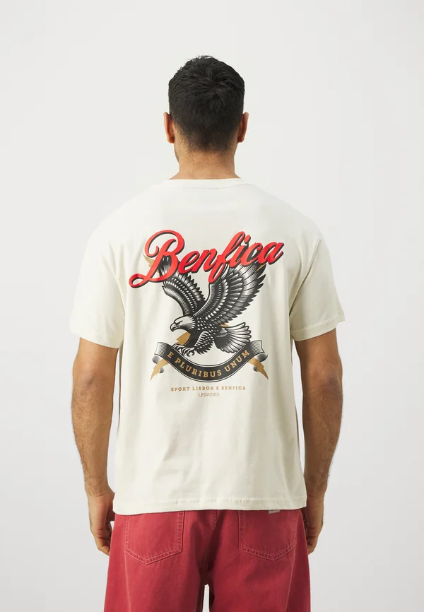 BENFICA ROCK TEE - Vereinsmannschaften - off white