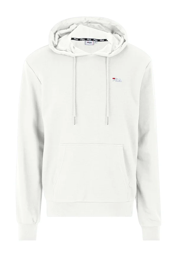 BENGEL LANGARM LOGO EINFARBIG - Kapuzenpullover - bright white