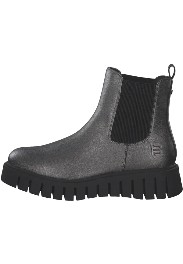 BENISHA - Keilstiefelette - dk grey black