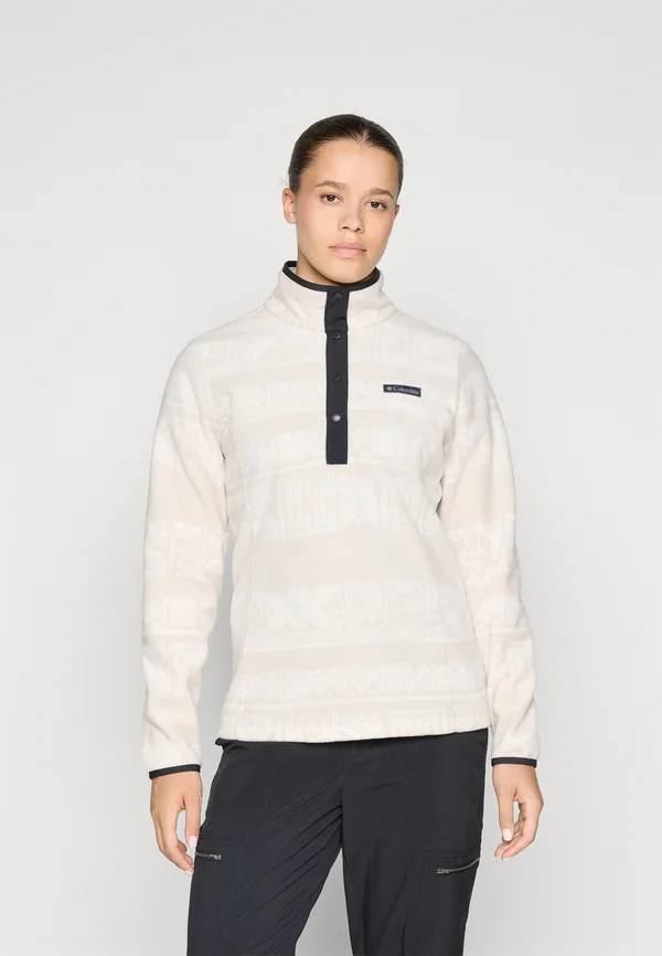 BENTON SPRINGS™ PRINTED 1/2 SNAP - Fleecepullover - dark stone
