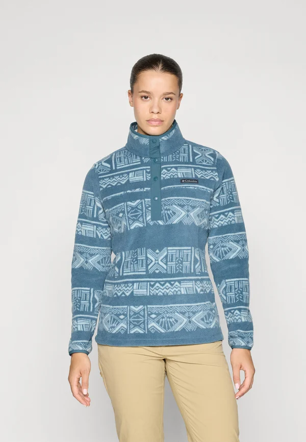 BENTON SPRINGS™ PRINTED 1/2 SNAP - Fleecepullover - everblue