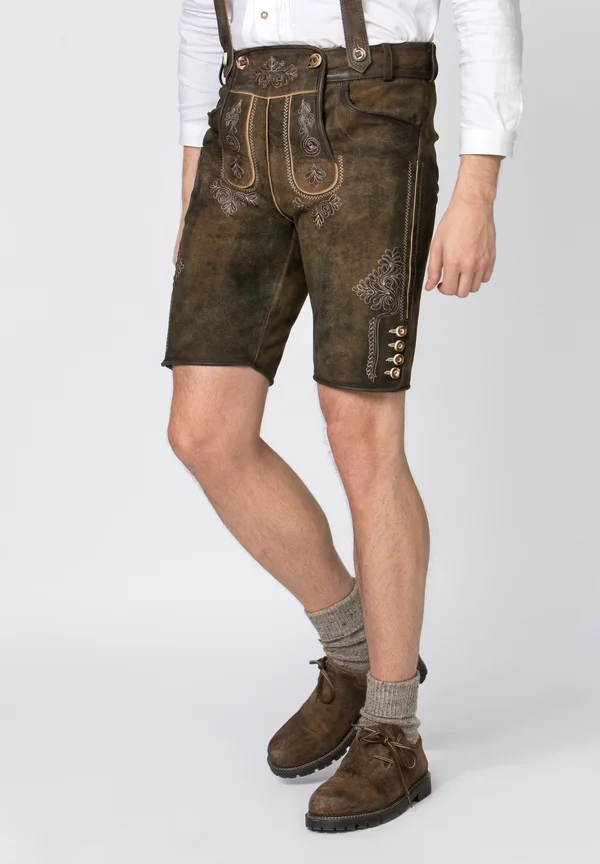 BEPPO - Shorts - brown/light brown