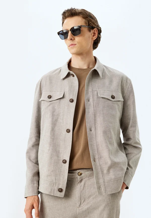 Übergangsjacke - brown