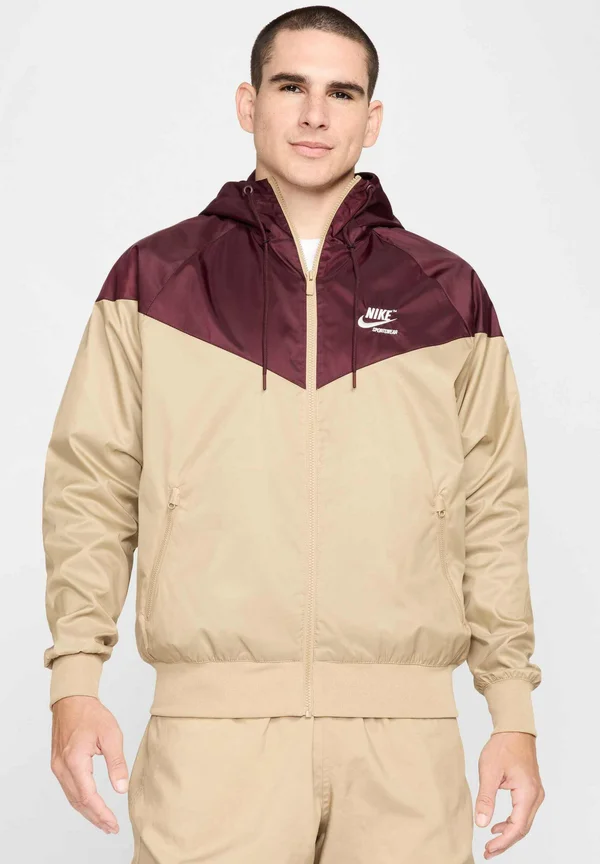 Übergangsjacke - burgundy crush parachute beige sail