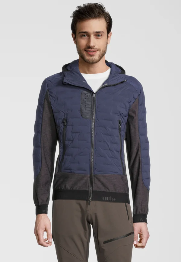 Übergangsjacke - metal blue/dark grey melange/ivy green