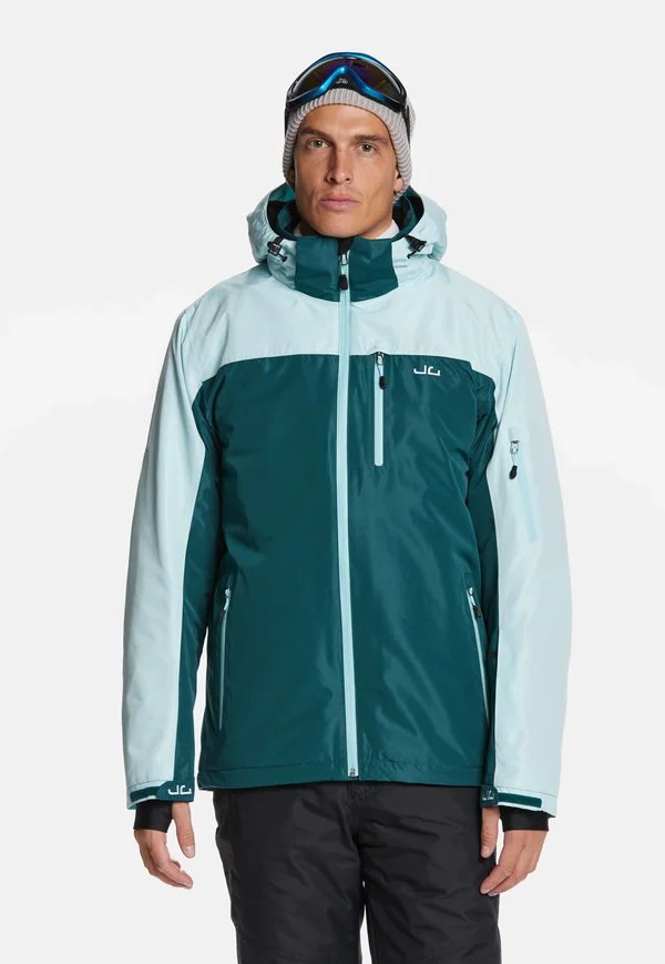 BERGEN - Snowboardjacke - deep teal iced aqua