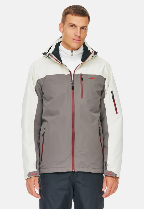 BERGEN - Snowboardjacke - silver birch dark gull grey var