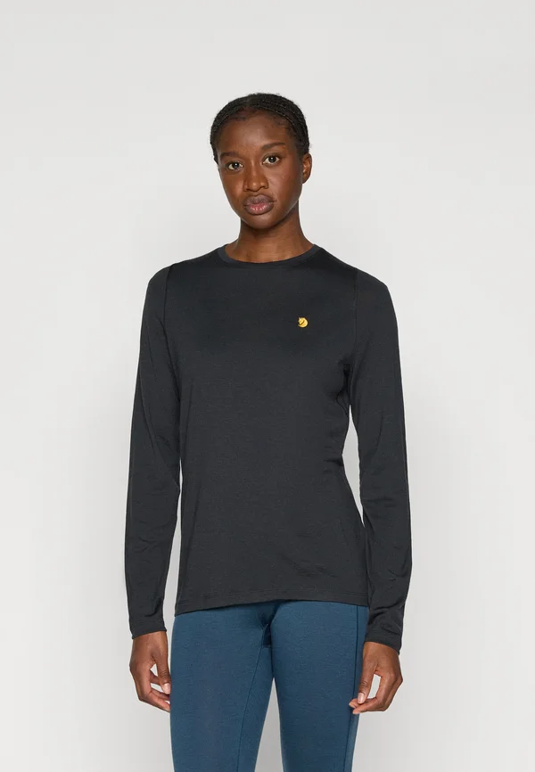 BERGTAGEN MERINO 190 LS W - Langarmshirt - black