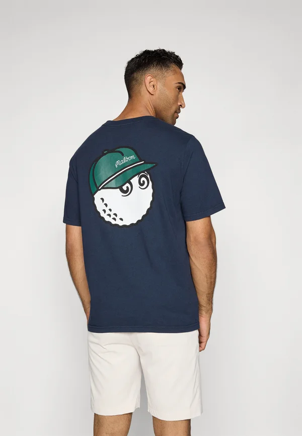 BERMUDA BALDWIN TEE - T-Shirt print - navy