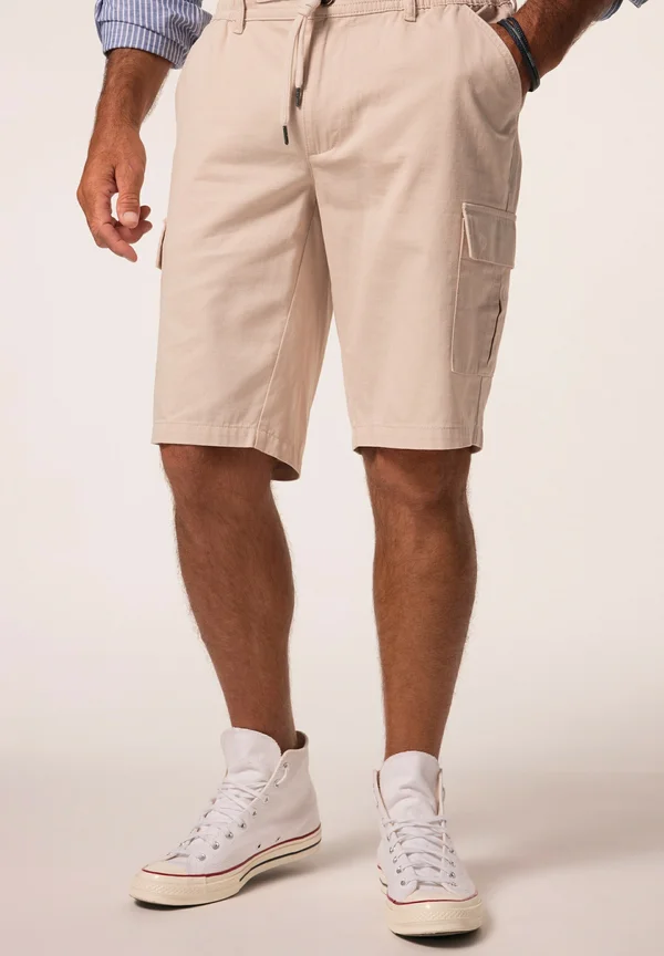 BERMUDA ELASTIKBUND - Shorts - vanilla
