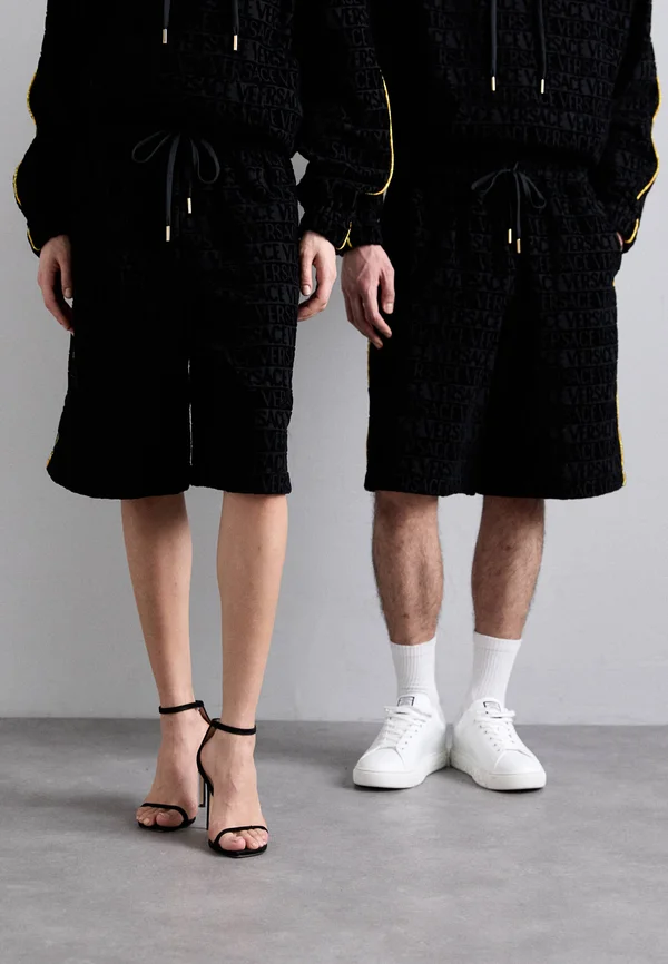 BERMUDA I HEART BAROQUE GOTS UNISEX - Jogginghose - black