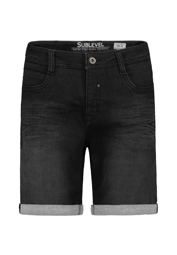 BERMUDA  - Jeans Shorts - black