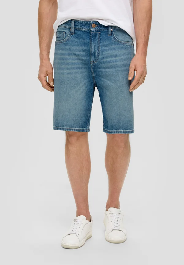 BERMUDA   - Jeans Shorts - blau