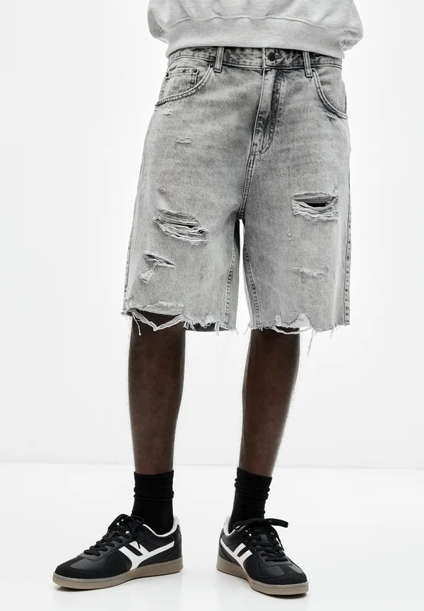 BERMUDA  - Jeans Shorts - dark grey