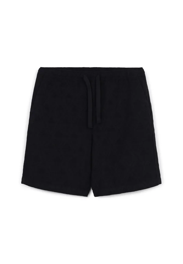 BERMUDA ROMBO - Shorts - var nero
